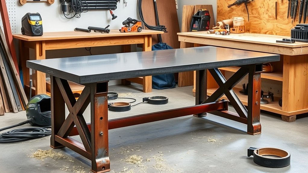 affordable diy welding tables