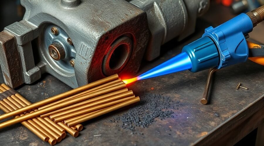 brazing cast iron techniques