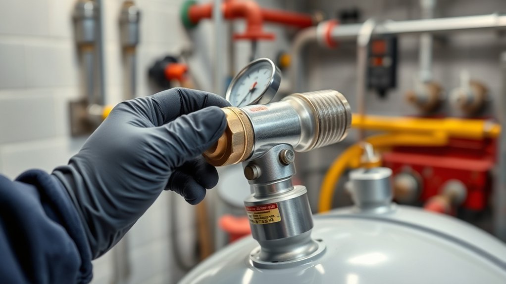 oxy-fuel gas pressure regulators and gauges controlling oxygen and fuel-gas delivery pressure