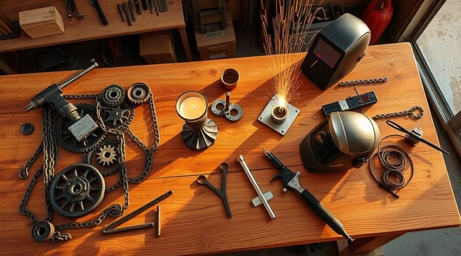 creative scrap metal welding