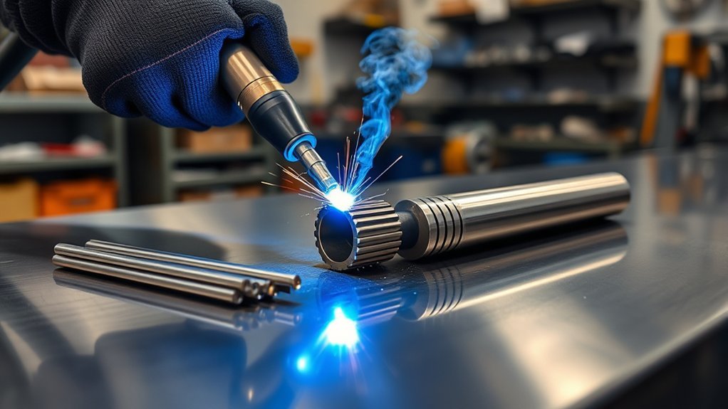 TIG welding technique on stainless steel