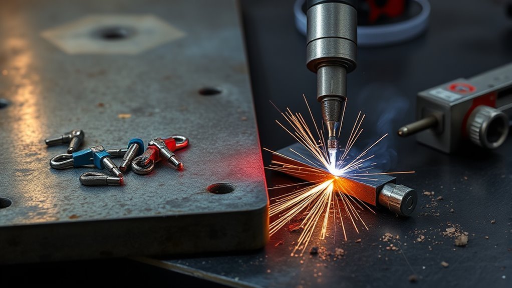 welding overlap defect showing excess weld metal rolled over the base metal without fusion