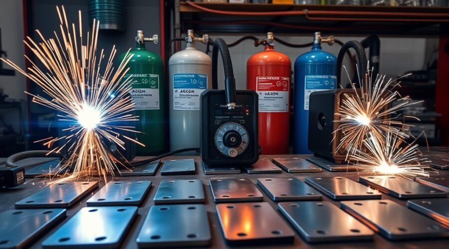 gas selection for metals