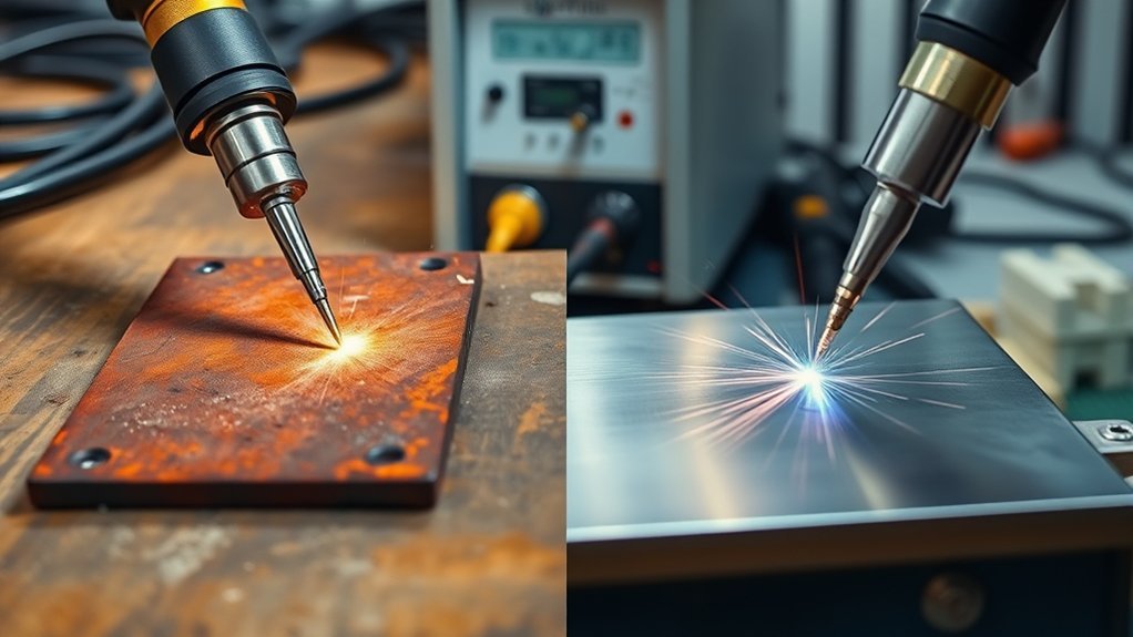 Scratch Start TIG manual arc initiation with tungsten touching the workpiece