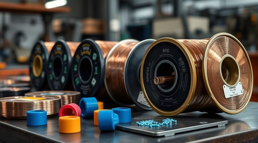 mig welding wire varieties