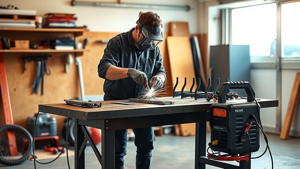beginner welding projects using simple steel fabrication techniques