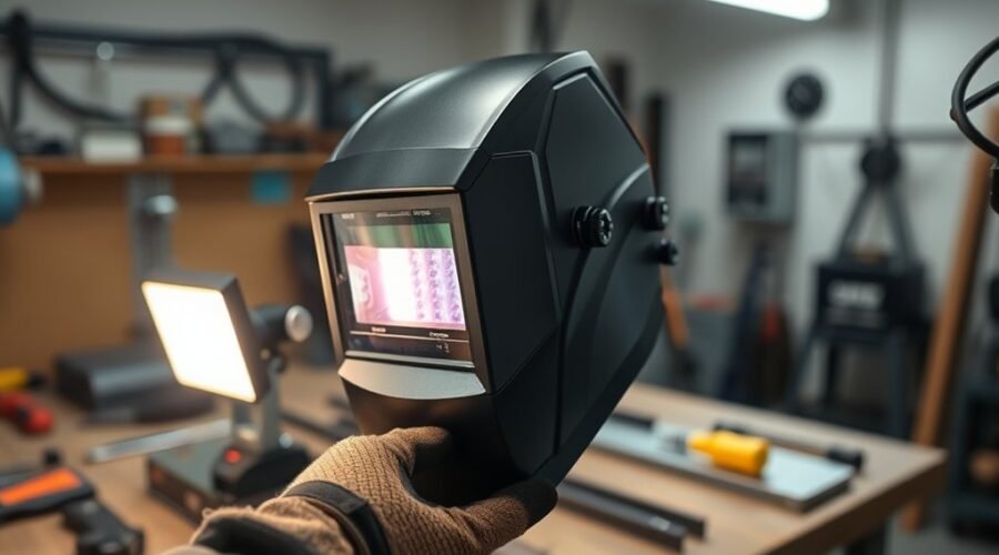 test welding helmet safely