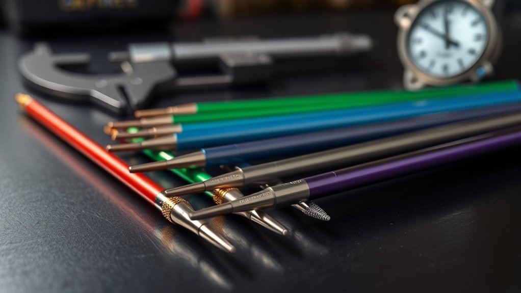 TIG tungsten electrode color coding chart
