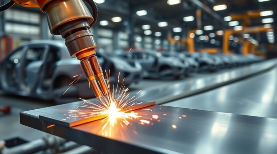 welding method for metals