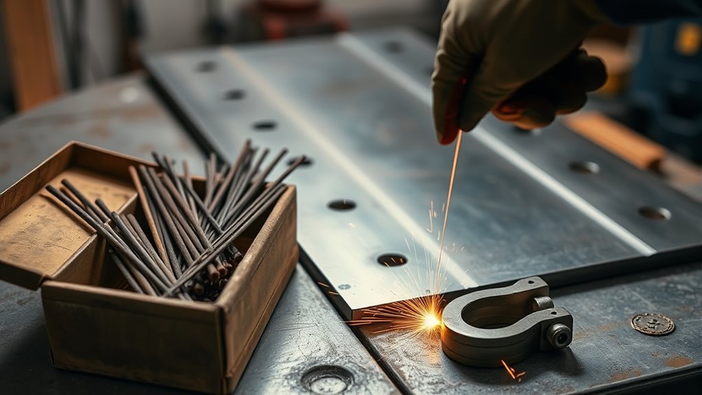 AWS welding rod number classification for E6011 and E7018 stick electrodes