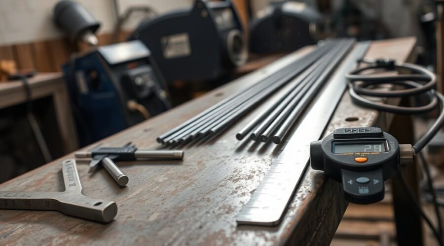 welding rod specifications chart