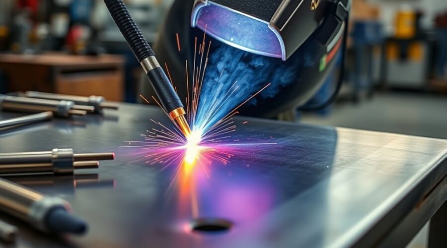 welding stainless mild steel