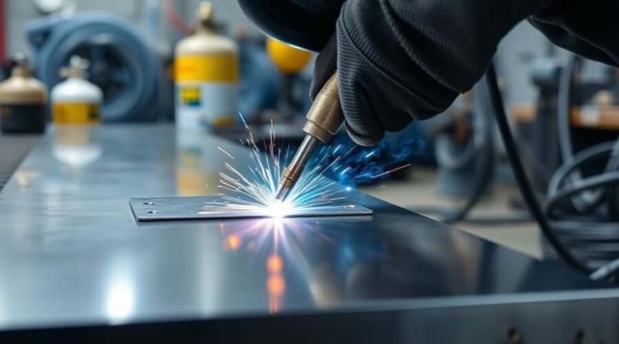 zinc alloy welding techniques